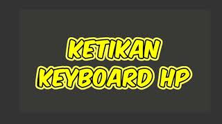 Download lagu Efek Suara Ketikan Keyboard HP mp3