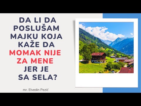 Da li je grijeh ako ne poslušam majku koja kaže da momak nije za mene jer je sa sela?