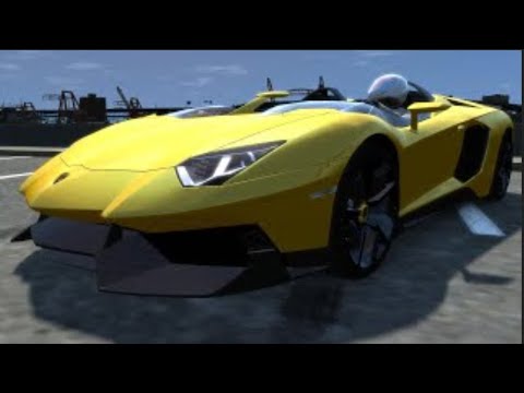 GRAND THEFT AUTO IV 2012 LAMBORGHINI AVENTADOR J CRASH TESTING HD (Reupload)