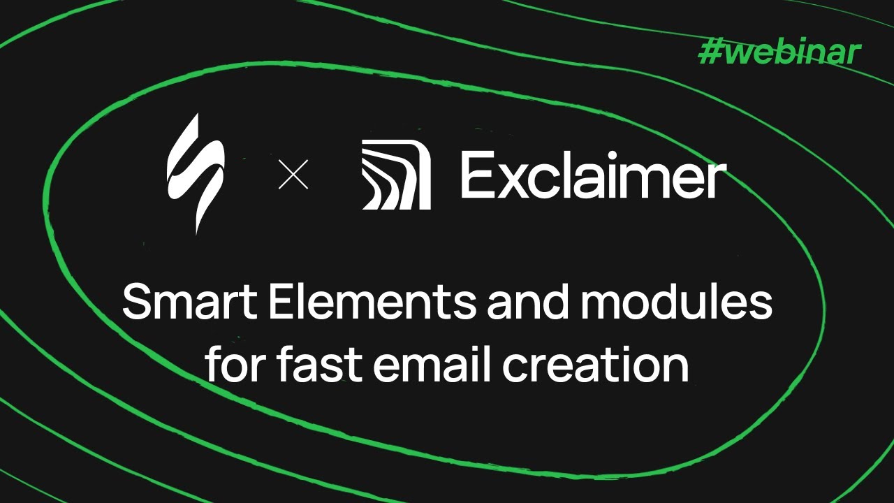 Stripo and Exclaimer: Smart Elements and modules for fast email creation