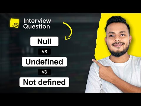 Difference Between Null And Undefined In Javascript Javascript Interview Questions