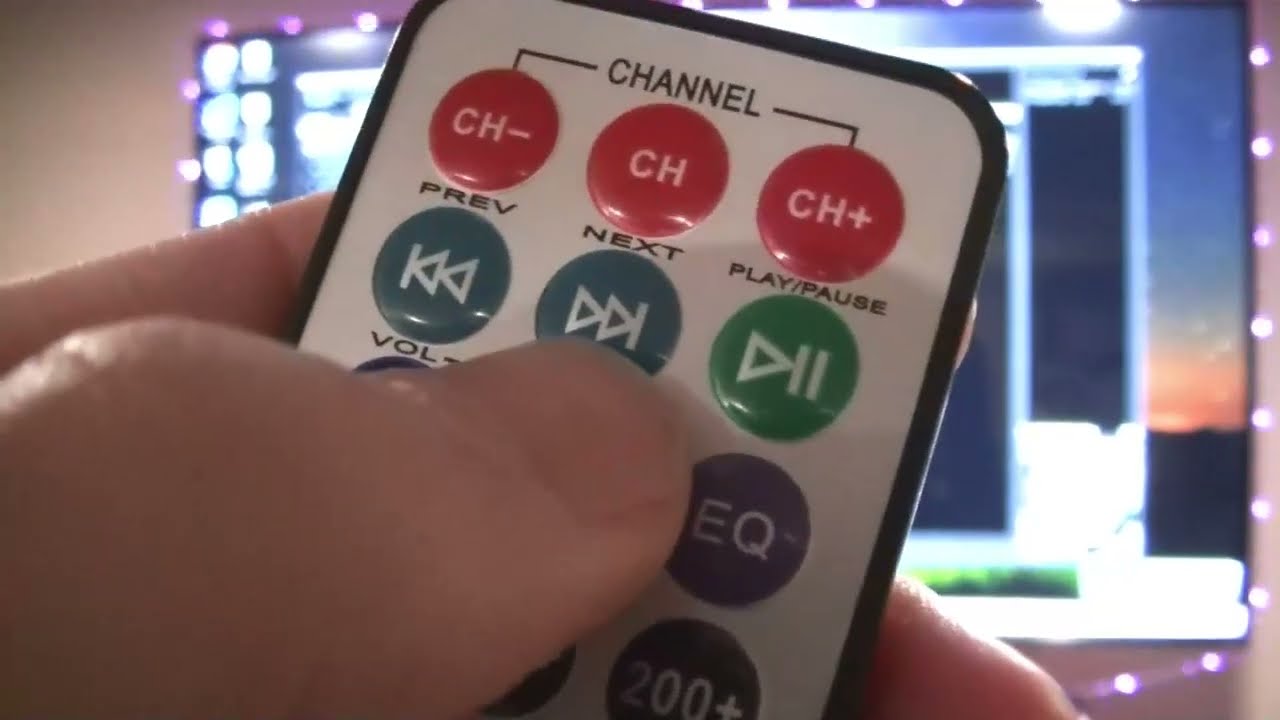 IR remote control - assign buttons to commands on remote computers