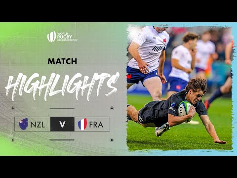 France win TRY-FEST | New Zealand v France | World Rugby U20 Championship 2024 | Semi Final