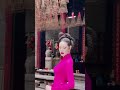 Khánh Vân Mặc áo Dài Lễ Chùa Khanhvan Aodai Tiktok