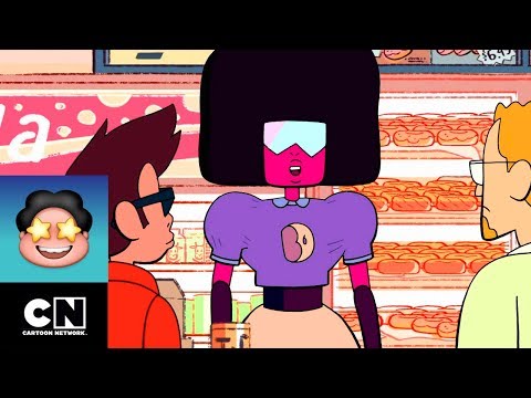 Capa de Garnet e Big Rosquinha | Steven Universo | Cartoon Network | Steven Universo | Cartoon Network