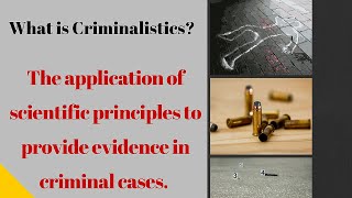 Criminalistics vs  Forensic Science