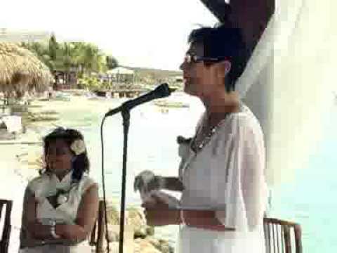 Joyce (Andy's ma) Sings for Jennifer & Andy at their wedding
