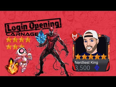 Carnage Login Crystal - And a Surprise 4* Opening - Nerdliest Crew
