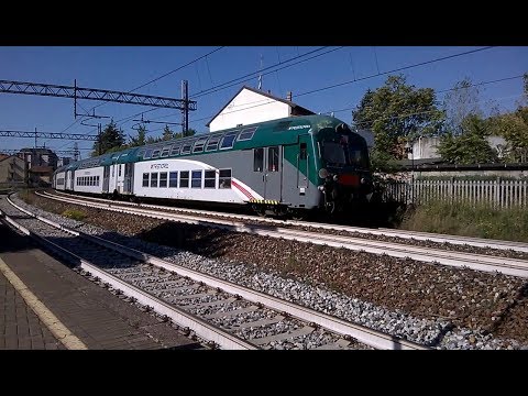 E464 410+6 2 piani Trenord - Monza Sobborghi - 08/10/2017