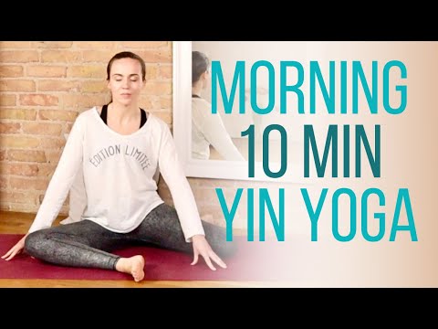 Morning Yin Yoga - 10 minute no props practice to start your day right! 🌞