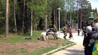 preview picture of video 'Видео от 64parallel.ru: Захват условного нарушителя границы в Костомукше'