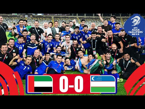 UZBEKISTAN REACH FIRST-EVER WORLD CUP! | UAE - Uzbekistan | Highlights #AsianQualifiers - Road To 26