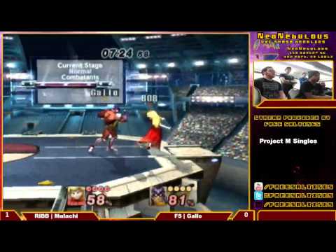 Nebulous Sunday 3 PM Winners Bracket - RiBB Malachi (Peach) vs FS Gallo (Marth/C. Falcon)