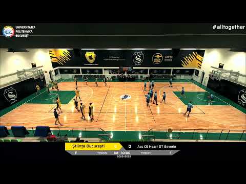 LIVE 🏀 U16 CSU Stiinta Bucuresti - Acs CS Heart DT Severin