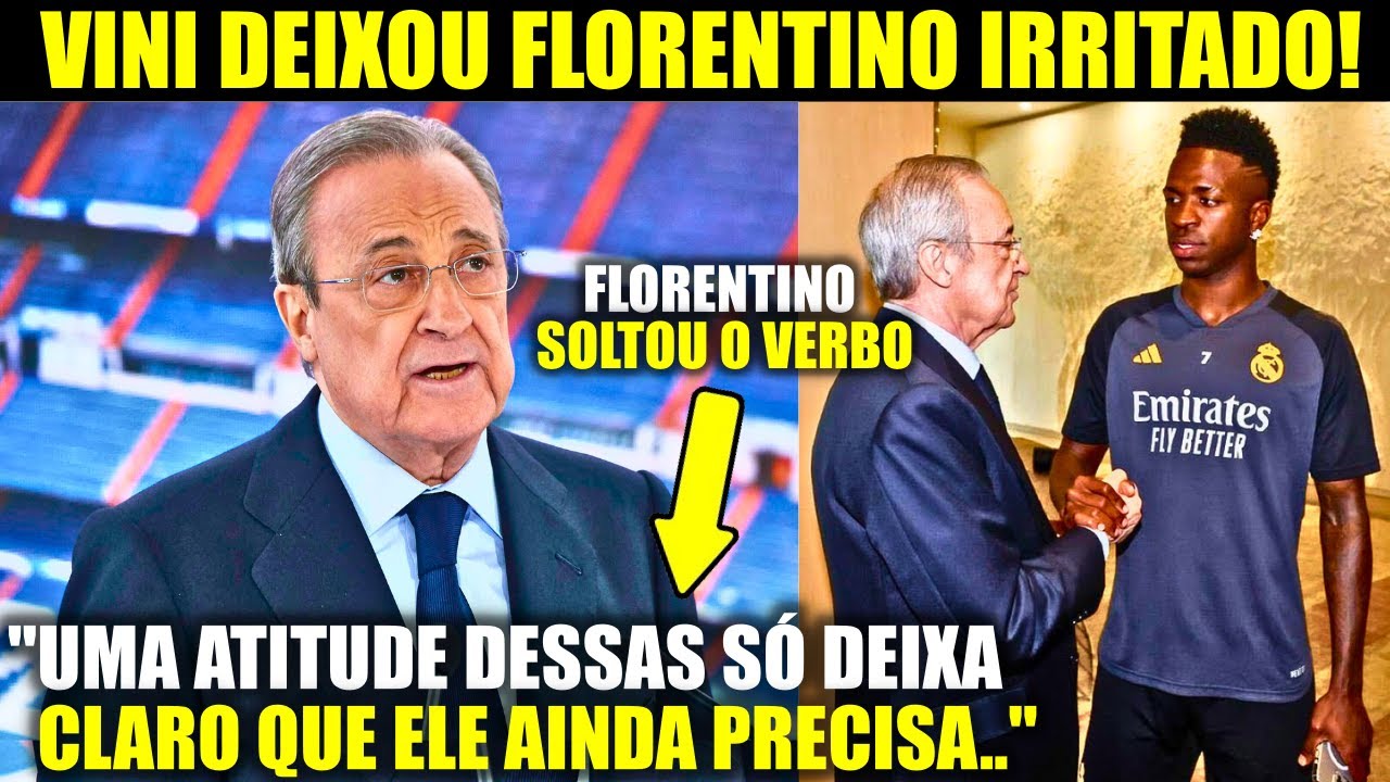 🚨EITA! olha a POLÊMICA ATITUDE DO VINI JR que IRRITOU O REAL MADRID!