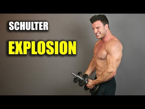 Extremes 5 Minuten Schulter Workout mit Kurzhanteln | MEGA PUMP EFFEKT! Video