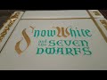 Walt Disney Archives Collection LifeSize ReplicaBook Classic Journal From Snow White New