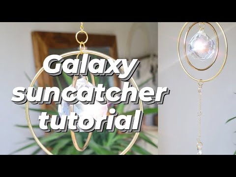 Galaxy - crystal suncatcher tutorial - how to make a suncatcher