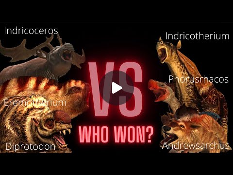 Indricoceros vs Andrewsarchus PVP Fight Highlights | Jurassic World The Game Full HD