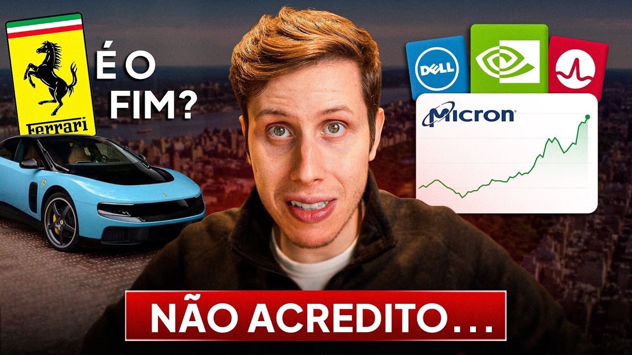 Ferrari lança 100% elétrico, Bolsa DISPARA com IA e CHIPs, Dólar bate R$5,07 e muito mais….