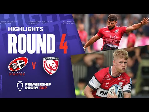 Cornish Pirates v Gloucester Rugby - HIGHLIGHTS | Danny Eite Scores TWICE! | Premiership Cup 2024/25