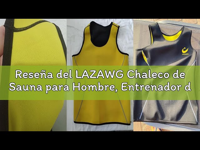 Vídeo relacionado con Chaleco Adelgazante De Sauna Con Doble Cintura - Entrenador De Cintura Moldeador Cuerpo Para Hombres, Camiseta Sin Mangas Compresión Muscular Para El Hogar, Gimnasio, Modelado Del Cuerpo ()(XL)