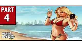 Grand Theft Auto 5 Walkthrough Part 4 - OUR FIRST SHOOTOUT! | GTA 5 Walkthrough