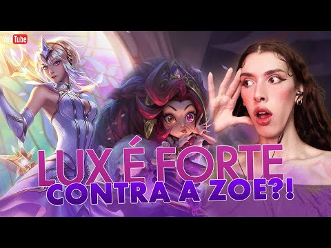LUX OU ZOE ? QUEM É MAIS FORTE ? - League of Legends @raquelshe