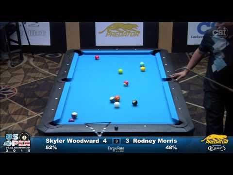 2015 US Open 8-Ball: Skyler Woodward vs Rodney Morris