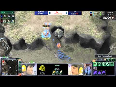 [0603] Reality(SAMSUNG) vs. Puzzle(KT) TvP 4SET New Fighting Spirit -Starcraft2,esportstv,SPL