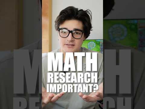 Why is Math Research Important?