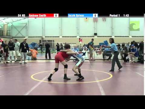 FILA Cadet 54 KG Andrew Smith vs. Jacob Spiess