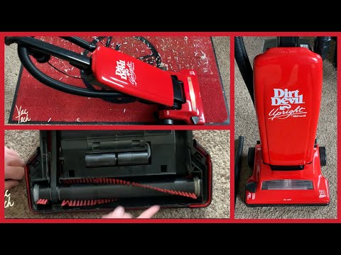 1991 Dirt Devil Deluxe Upright Vacuum Cleaner Review &...