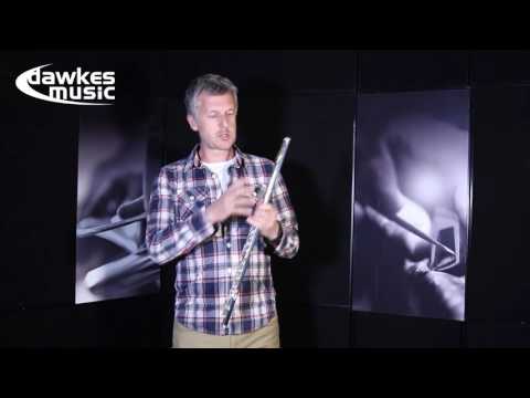 Yamaha YFL 372GL Open Hole Flute with Gold Lip Plate Demo