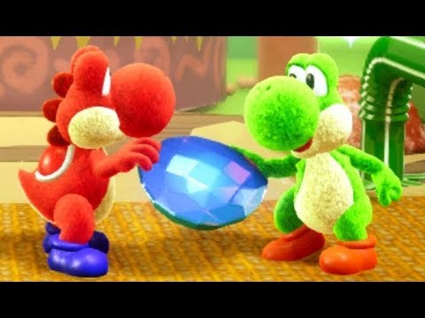 Yoshi's Crafted World Walkthrough Part 17 - Cheery Valley