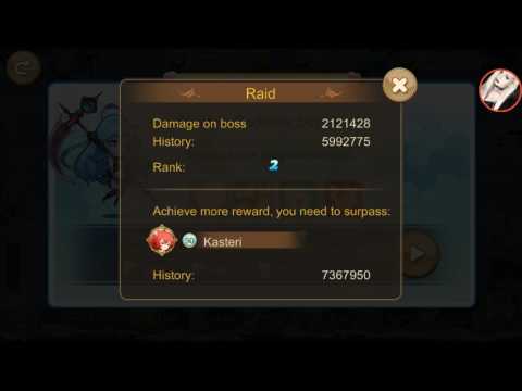 [Girls x Battle] Valhalla Trial Boss: Scythe (2.3M damage)