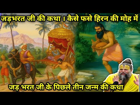 जड़ भरत  की कथा | Jad Bharat ki Katha | हिरन की मोह मेंदोबारा जन्म | ShriHit Premanand Ji Maharaj 