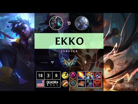 Ekko Jungle vs Volibear - NA Challenger Patch 14.14