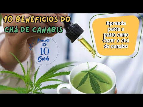 10 benefícios do Chá de folhas de canabis.