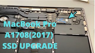 MacBook Pro A1708 (2017 model) NVMe SSD Upgrade