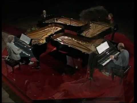 Canto Ostinato for four piano's, Simeon ten Holt.