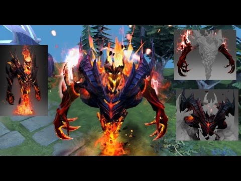Dota 2 Shadow Fiend Mix Set Diabolical Fiend/Arms of Desolation/Arcana demon eater