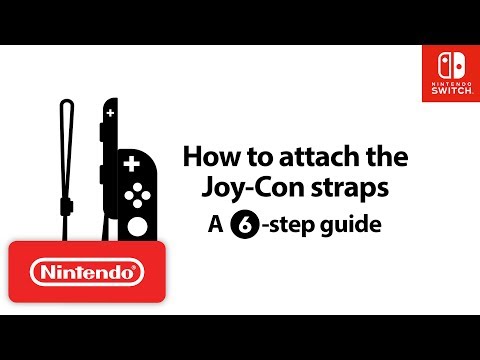 How to attach the Joy-Con straps