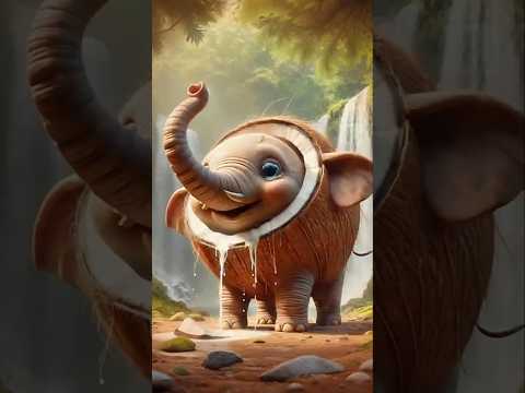 Meet Cocofantoelefanto: The Coconut-Wrapped Baby Elephant That’ll Melt Your Heart!