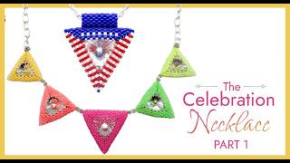 Celebration Pendant Tutorial | Easy Rivoli Bezel Project | Celebration Necklace Part 1
