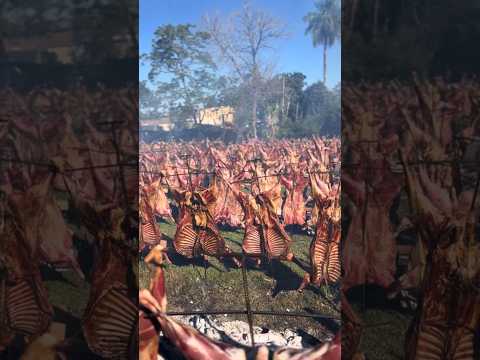 400 Corderos al ASADOR 😱🔥 Fiesta Regional del Cordero en LOMAS DE VALLEJOS, CORRIENTES 🇦🇷