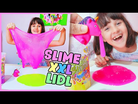 Slime xxl Lidl con unicorno sputacchioso