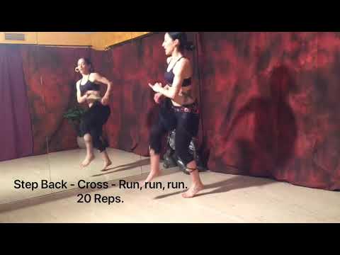 Practice with Eva Sampedro - Freak Warm Up - Cardio Quadriceps Balance (Coronavirus stage March2020)