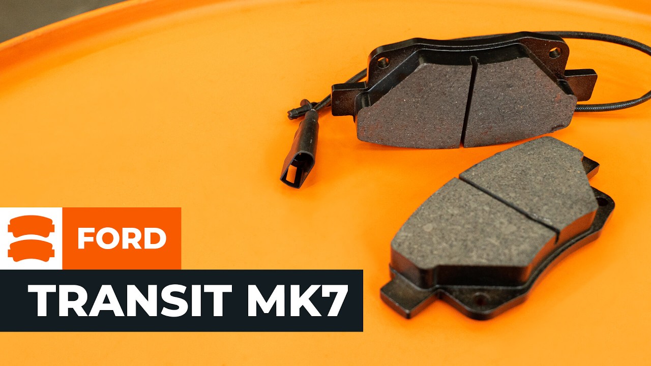 Wie Ford Transit Mk7 Kasten Bremsbeläge hinten wechseln - Anleitung