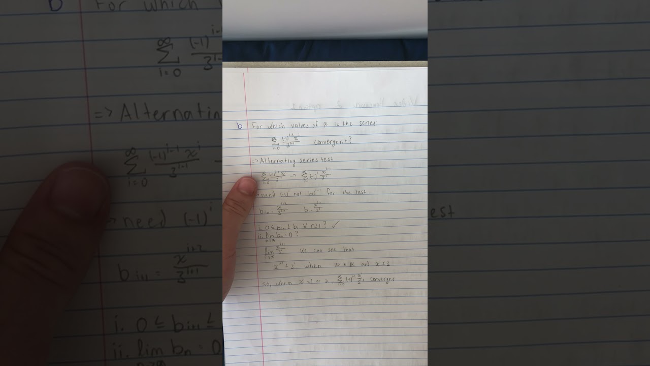 Math 253 Video Homework 2